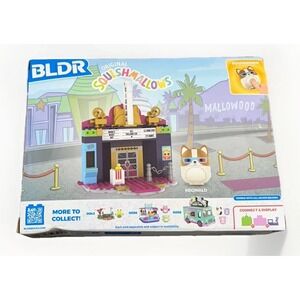 BLDR Squishmallows Movie Theater Set Reginald 128pcs Building Block Toy NEW